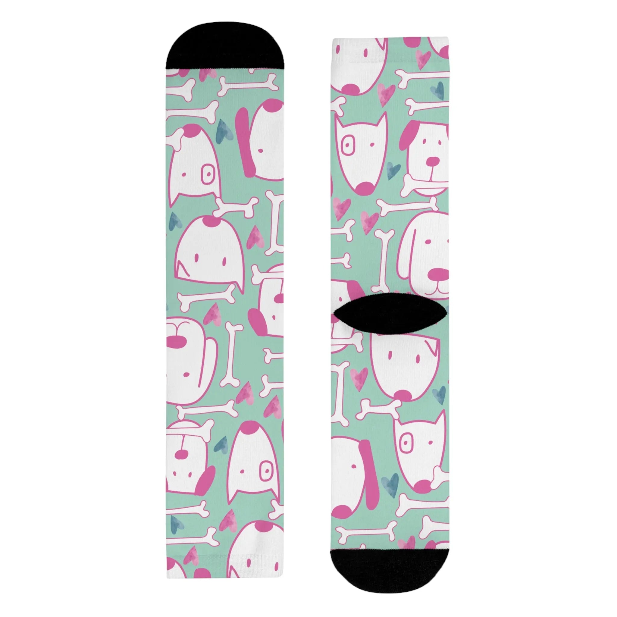 Cute Dog  Socks — Colorful Dog Design (Every Purchase Helps Rescue Dogs)
