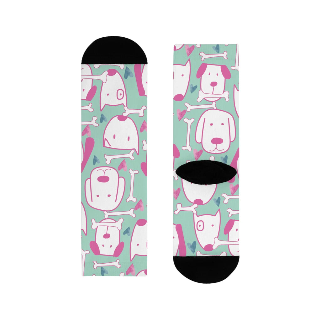 Cute Dog  Socks — Colorful Dog Design (Every Purchase Helps Rescue Dogs)