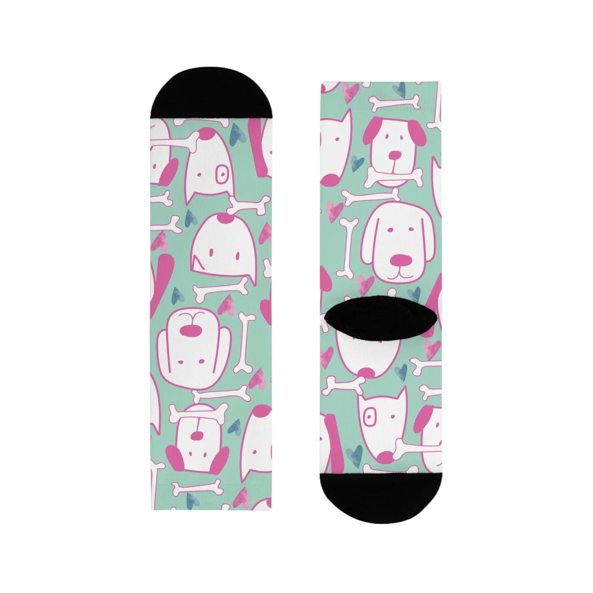 Cute Dog  Socks — Colorful Dog Design (Every Purchase Helps Rescue Dogs)