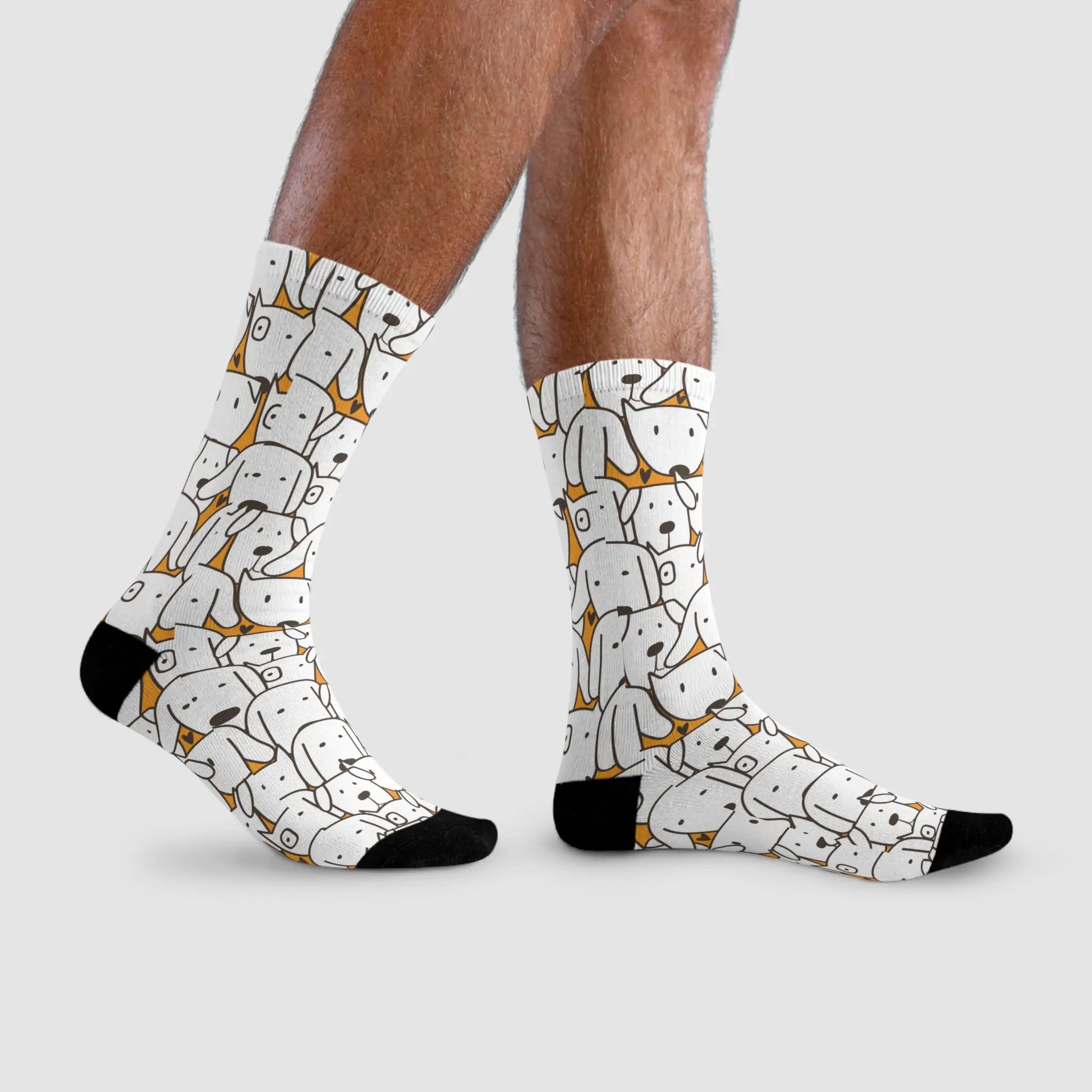Dog Lover Socks — Cute Dog Pattern