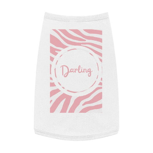 Darling Pink Zebra Pet Tank Top Every Purchase Helps Rescue Dogs