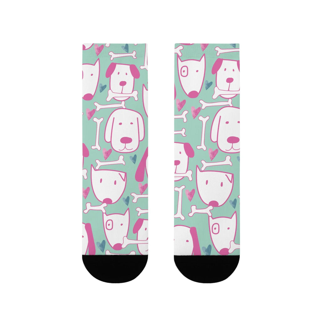 Cute Dog  Socks — Colorful Dog Design (Every Purchase Helps Rescue Dogs)