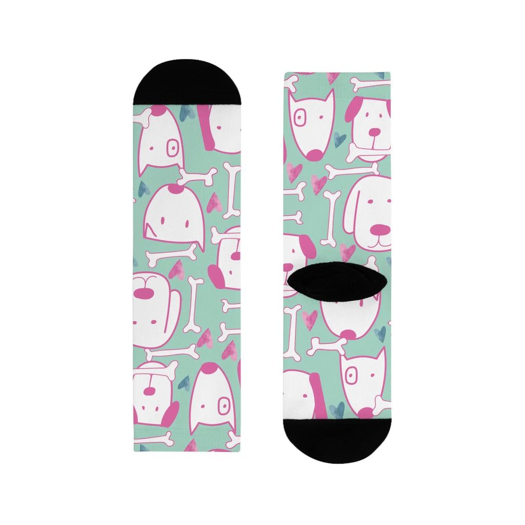 Cute Dog  Socks — Colorful Dog Design (Every Purchase Helps Rescue Dogs)