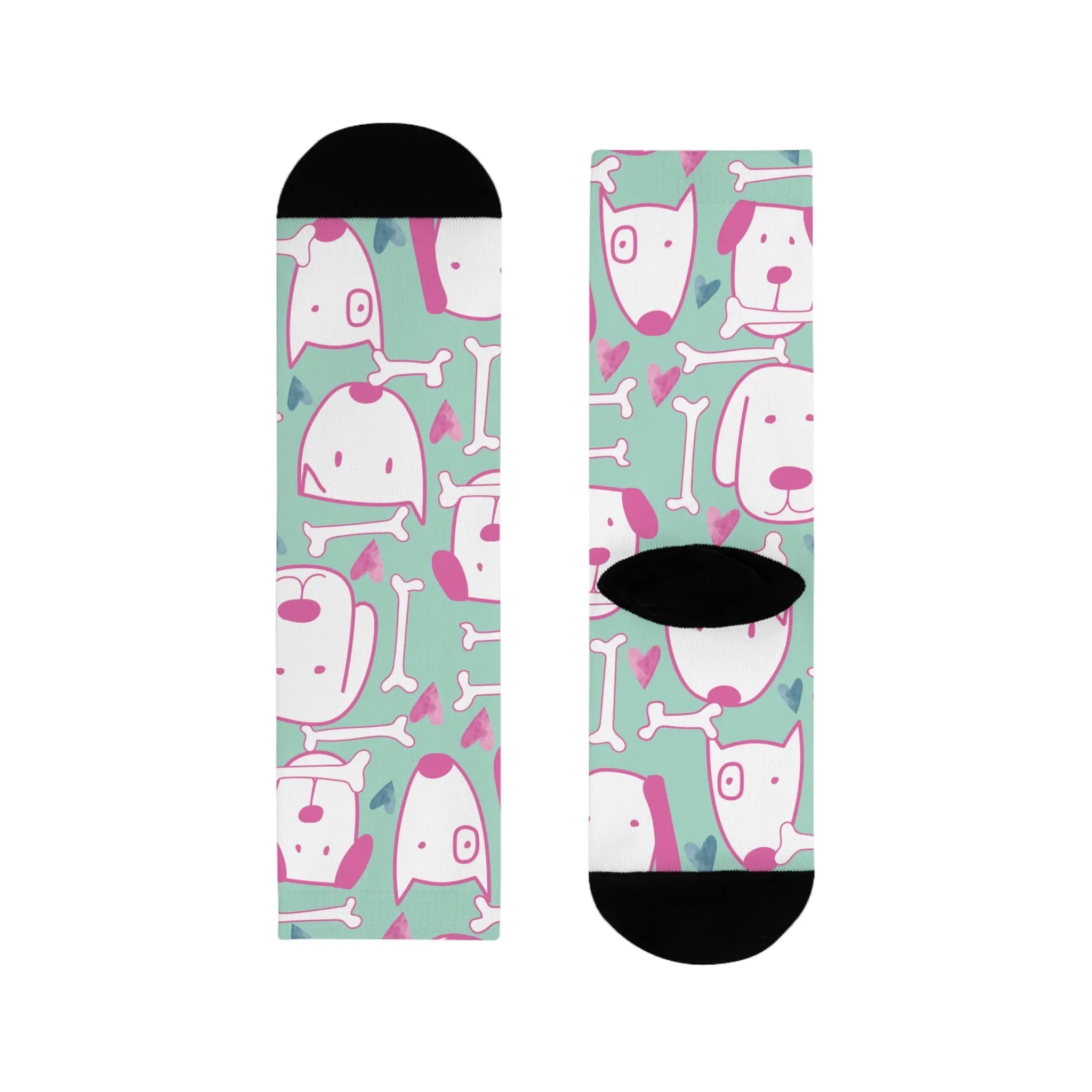 Cute Dog  Socks — Colorful Dog Design (Every Purchase Helps Rescue Dogs)
