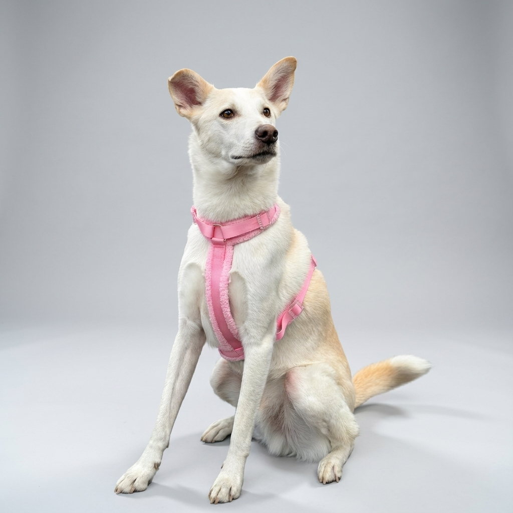Teddy Harness Set - Pink