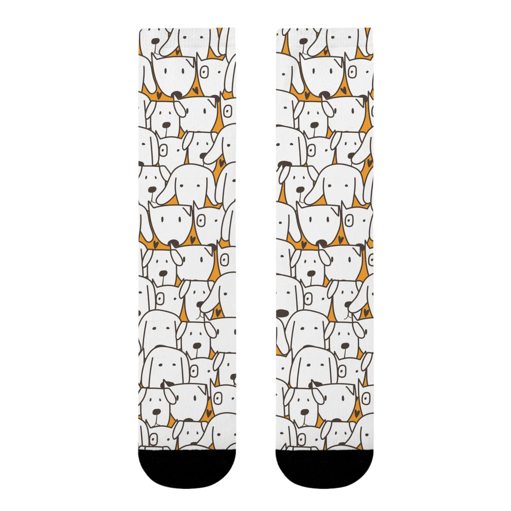 Dog Lover Socks — Cute Dog Pattern