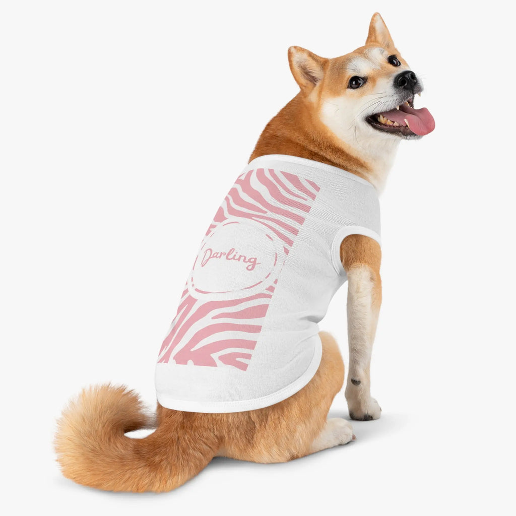 Darling Pink Zebra Pet Tank Top Every Purchase Helps Rescue Dogs