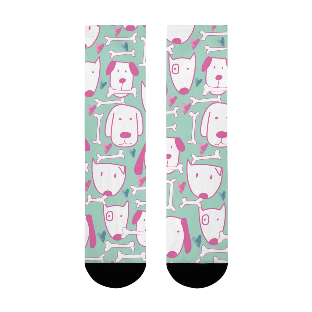 Cute Dog  Socks — Colorful Dog Design (Every Purchase Helps Rescue Dogs)