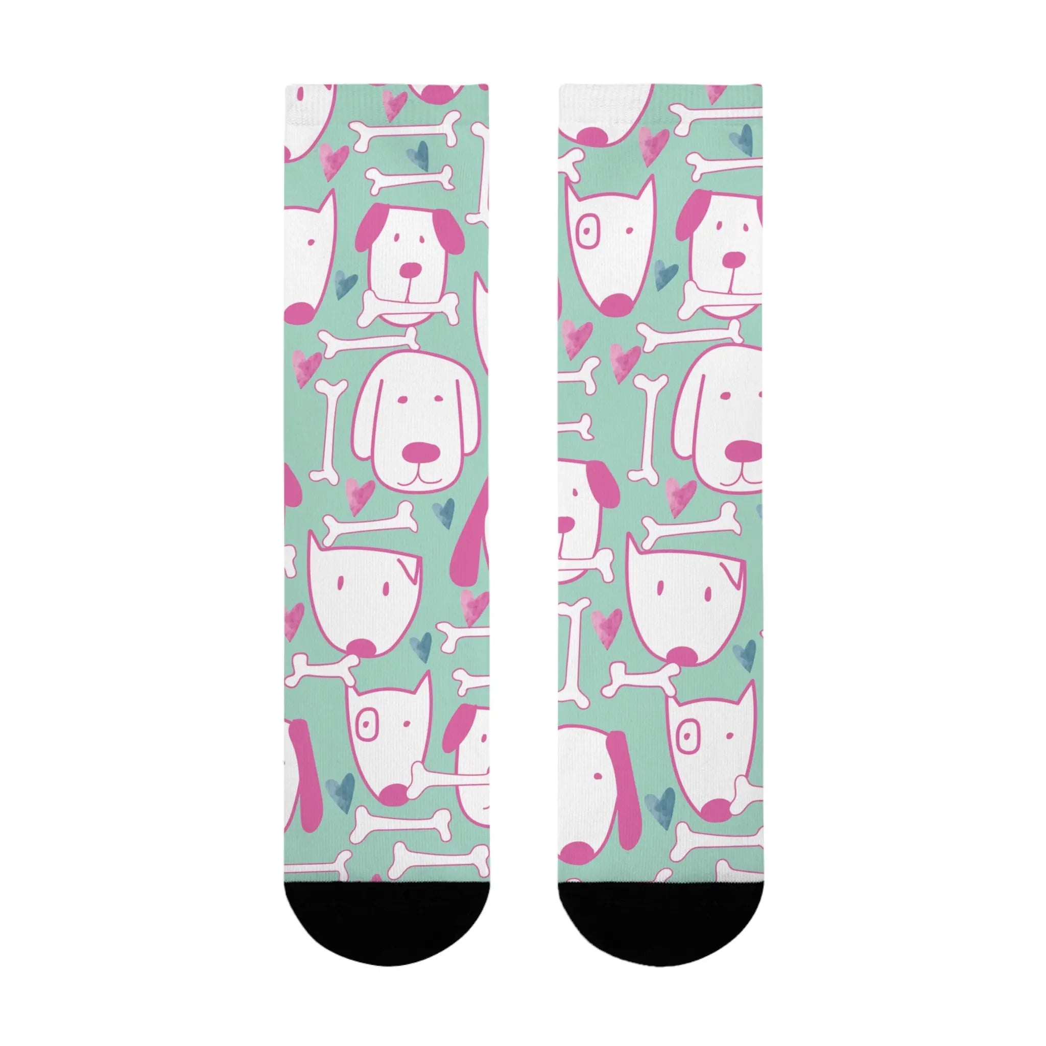 Cute Dog  Socks — Colorful Dog Design (Every Purchase Helps Rescue Dogs)