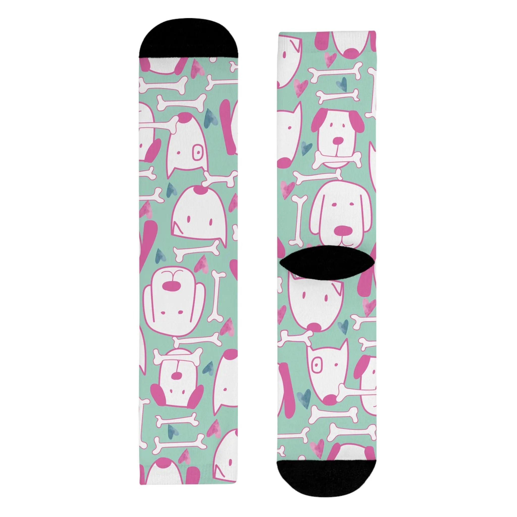 Cute Dog  Socks — Colorful Dog Design (Every Purchase Helps Rescue Dogs)